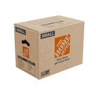 The Home Depot Small Moving, Shipping, Packing Box With Handles