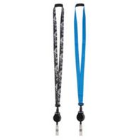 Office Depot Assorted Colors Fashion Lanyard With Badge Reel & Breakaway Clasp
