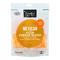 Essential Everyday Four Cheese Blend, Mexican Style, Fancy Cut