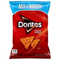 Doritos Tortilla Chips, Nacho Cheese Flavored