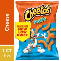 Cheetos Puffs, Cheese Flavored Snacks