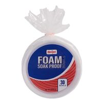 Meijer Foam Soak Proof Bowls