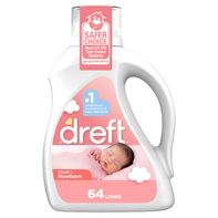 Dreft Stage 1: Newborn Baby Liquid Laundry Detergent, 64 loads