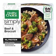 Healthy Choice Simply Steamers Beef & Broccoli, Frozen Meal