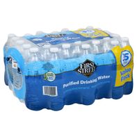 First Street Water, Purified Drinking, 35 Bottle Value Pack