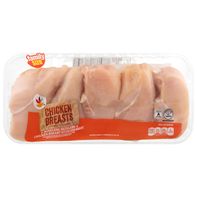 Store Brand Chicken Breasts Boneless Skinless w/Rib Meat Value Pack Fresh