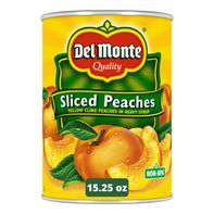 Del Monte Yellow Cling Sliced Peaches in Heavy Syrup