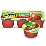 Mott's No Sugar Added Strawberry Applesauce Cups