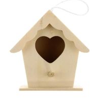 ArtMinds Mini Heart Wood Birdhouse