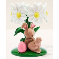 Bunny Bouquet Pedestal 3-Wick Candle Holder