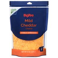 Hy-Vee Hy-Vee Finely Shredded Mild Cheddar Natural Cheese