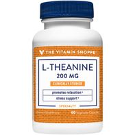 The Vitamin Shoppe L-Theanine - 200 MG (60 Vegetarian Capsules)