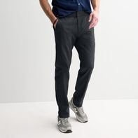 Men's Sonoma Goods For Life® Side-Zip Ripstop Pants, Size: Medium, Grey