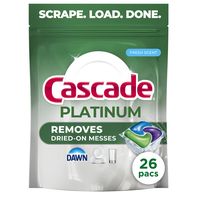 Cascade Platinum Dishwasher Pods, Fresh