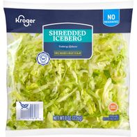 Kroger Shredded Iceberg Lettuce Bag