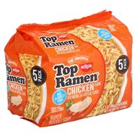 Nissin Soup, Ramen Noodle, Chicken Flavor, 5 Pack