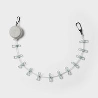 Brightroom Portable Clothesline With Clips