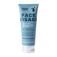 Cedar & Sage Men's Charcoal Visage Face Scrub