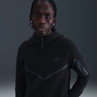 Nike Men's Tech Full-Zip Windrunner Hoodie, Medium - Black