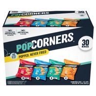 PopCorners Popped Corn Snacks Variety Pack, 1 oz, 30-Count