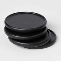 Threshold 4pk Acacia Modern Coasters Black - ™