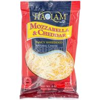 Haolam Natural Mozzarella & Cheddar Fancy Shredded Cheese