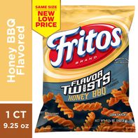 Fritos Flavor Twists Corn Snacks, Honey BBQ Flavored