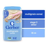 Gerber Stage 2 Baby Food Multigrain Cereal Whole Grains Baby Cereal