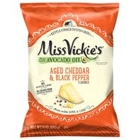 Miss Vickie's Kettle Cooked Aged Cheddar & Black Pepper Flavored Potato Chips