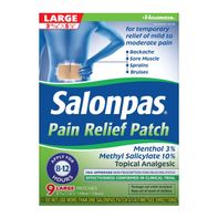 Salonpas Pain Relief Patch, Large