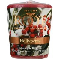 Root Candles Candle, Hollyberry, Beeswax Blend