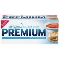 Premium Original Saltine Crackers, Lunch Snacks 16 oz