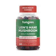 Fungies® Lion's Mane Mushroom Gummies Blueberry and Strawberry - 60 Pectin Gummies