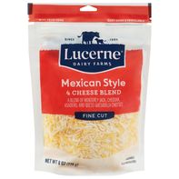 Lucerne Fine Cut Mexican Style 4 Cheese Blend