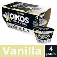 Oikos Triple Zero Vanilla Greek Yogurt