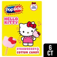 Popsicle Hello Kitty® Frozen Confection Bars, 6 CT