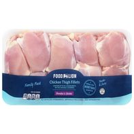 Food Lion Boneless Skinless Thighs - Family Pack