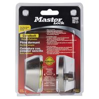 Master Lock Satin Nickel Single Cylinder Deadbolt
