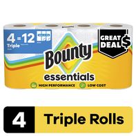 Bounty Essentials Paper Towels Select-A-Size , 4 Count