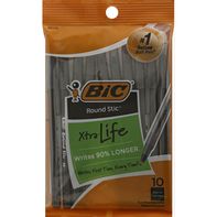 BIC Ball Pens, Black Ink, Xtra Life, Medium