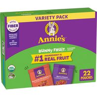 Annie's™ Organic Variety Pack Bunny Fruit™ Flavored Snacks