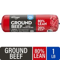 Kroger® 80/20 Ground Beef Roll 1 LB