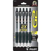 Pilot 31173 G2 Extra Fine Point Black Ink Gel Pen