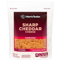Harris Teeter Shredded Sharp Cheddar Cheese