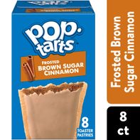 Pop-Tarts Frosted Brown Sugar Cinnamon Toaster Pastries, Breakfast Foods, 8 Count