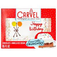 Carvel Chocolate, Vanilla and Crunchies Party Size Ice Cream Cake, Serves 24