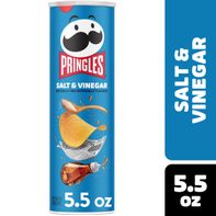 Pringles Salt and Vinegar Potato Crisps Chips, Lunch Snacks