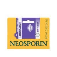 NEOSPORIN Lidocaine Pain Relief Triple Antibiotic Ointment, 0.5 oz