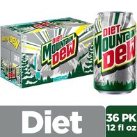 Mountain Dew Diet Soda Pop
