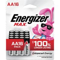 Energizer Max® Alkaline AA Batteries - 16 Pack